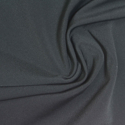 Dark Charcoal Warp Knit, Poly-Spandex