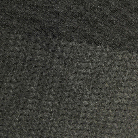 Black Tone-on-Tone Jacquard, Polyester, 230 gsm