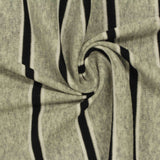 Beige Vertical-Stripe Rib Knit — photo 3