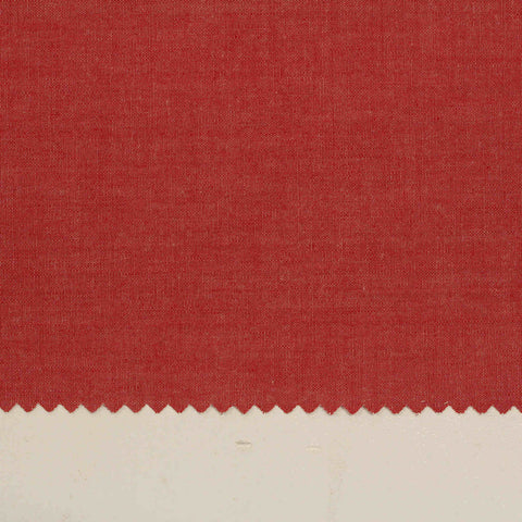 Red Marl Chambray, Cotton, 120 gsm