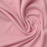 Viscose Stretch Rib Knit Fabric, 280 gsm, 120 cm — Pink — photo 3