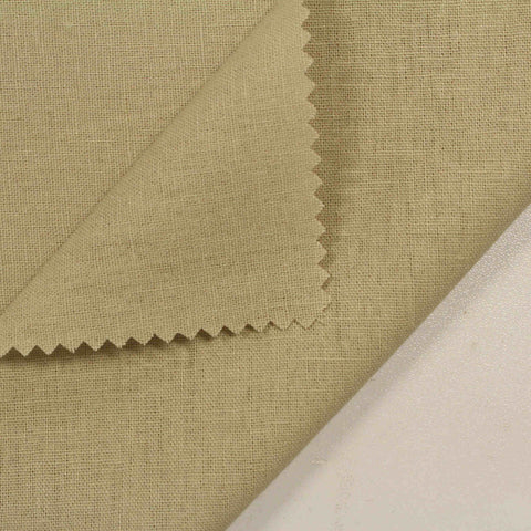 Linen Cotton Woven Fabric, 200 gsm — Orange