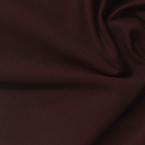 Dark Brown Interlock Knit, Nylon-Spandex