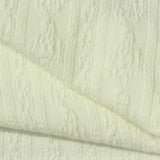 Jacquard Cotton Polyester Stretch Jersey Knit Fabric, 300 gsm, 125 cm — Khaki — photo 3