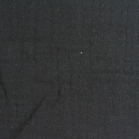 100% Cotton Crepe Fabric, 125 gsm, 180 cm — Black