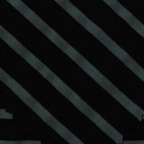 Black Horizontal-Stripe Knit, Polyester — photo 3