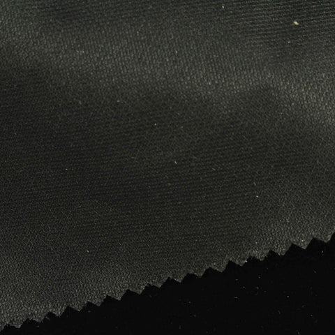 100% Polyester Velvet Fabric, 200 gsm, 150 cm — Black