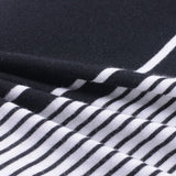 Striped Cotton Modal Jersey Knit Fabric, 160 gsm, 160 cm — White — photo 3