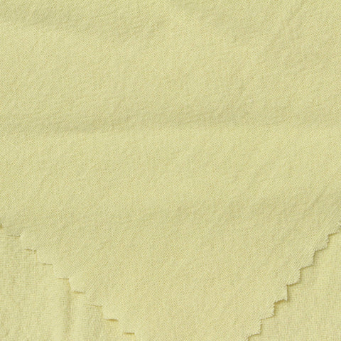 100% Cotton Crepe Fabric, 160 gsm — Yellow