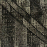 Black Textured-Check Rib Knit, Poly-Viscose — photo 3