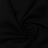 Nylon Viscose Stretch Knit Fabric, 404 gsm, 160 cm — Black — photo 3