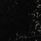 Black Floral Lace, Nylon — photo 3