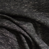 Dark Grey Marl French Terry, Poly-Cotton — photo 3