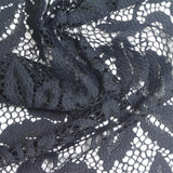 Black Floral Lace, Nylon — photo 3