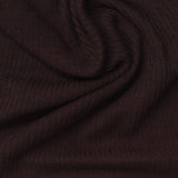 Polyester Viscose Stretch Rib Knit Fabric, 150 gsm, 180 cm — Brown — photo 3