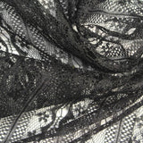 Black Geometric Lace, Nylon — photo 3