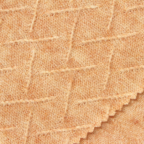 Light Brown Marl Knit, Viscose-Nylon
