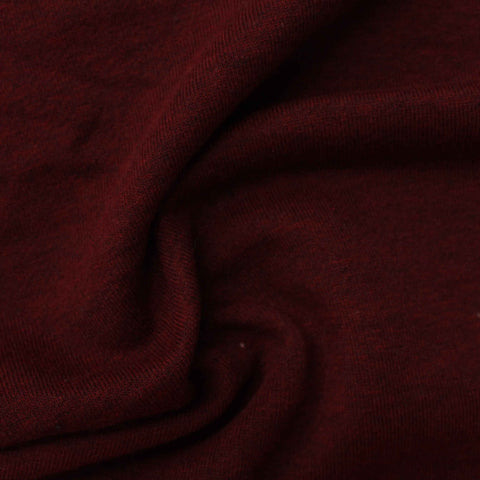 Cotton Polyester French Terry Fabric, 320 gsm, 170 cm — Red