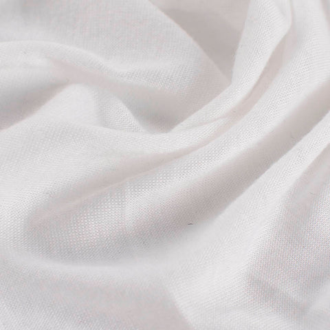 100% Polyester Jersey Knit Fabric, 110 gsm — White