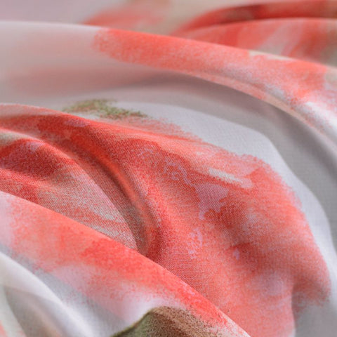 100% Polyester Chiffon Fabric, 65 gsm, 150 cm — Grey