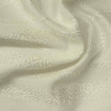 Cream Horizontal-Band Jacquard, Poly-Viscose — photo 3