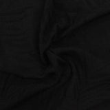 Jacquard 100% Cotton Knit Fabric, 173 gsm, 170 cm — Black — photo 3