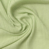 Jacquard Polyester Viscose Stretch Rib Knit Fabric, 160 gsm, 160 cm — Green — photo 3