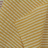 Polyester Cotton Seersucker Fabric, 120 gsm, 145 cm — Khaki — photo 3