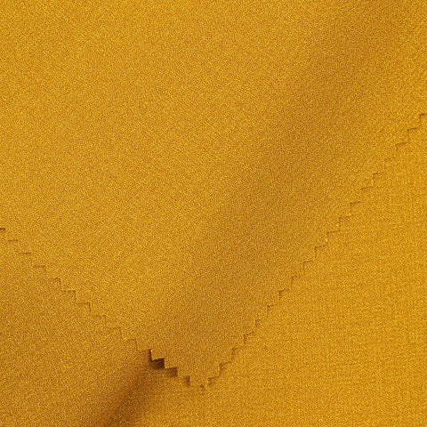 100% Polyester Linen-Look Fabric, 183 gsm — Yellow