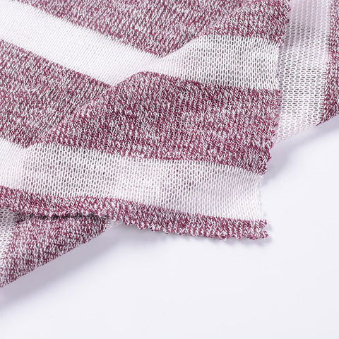Burgundy Marl Knit, 175 gsm