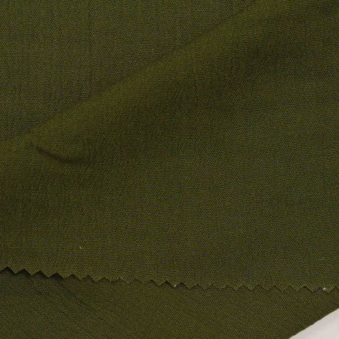 100% Viscose Crepe Fabric, 125 gsm, 128 cm — Khaki