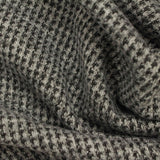 Black Houndstooth Knit, Polyester — photo 3