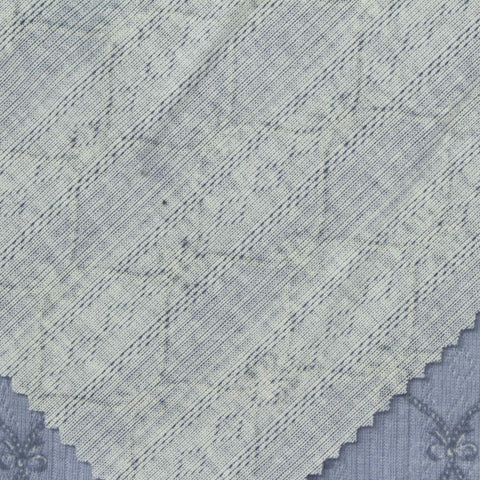 Dusty Blue Diamond Rib Knit, Polyester