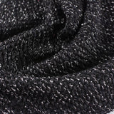 Black Marl Chunky Knit, Polyester — photo 3