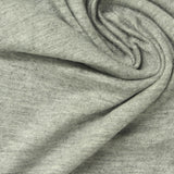 Light Grey Heathered-Marl Jersey Knit, Viscose — photo 3