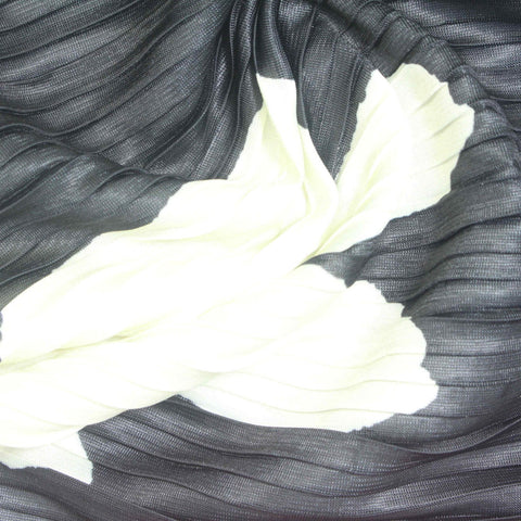 Printed 100% Polyester Warp Knit Fabric, 170 gsm, 160 cm — Grey