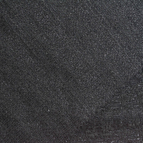 Dark Grey Subtle-Fleck Bouclé, Poly-Cotton