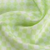 Light Green Check Jacquard, Polyester — photo 3