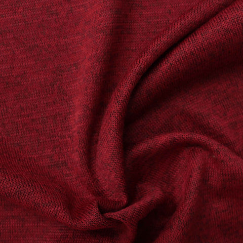 Red Marl Jacquard, Polyester, 170 gsm