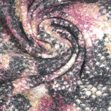 Pink Abstract Chunky Knit, Viscose-Poly — photo 3