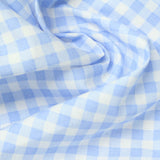 Light Blue Gingham Woven — photo 3