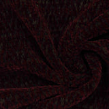 Dark Red Heather Chenille, Poly-Cotton — photo 3