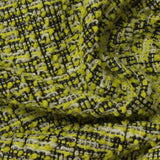 Black Flecked Bouclé, Cotton-Poly — photo 3
