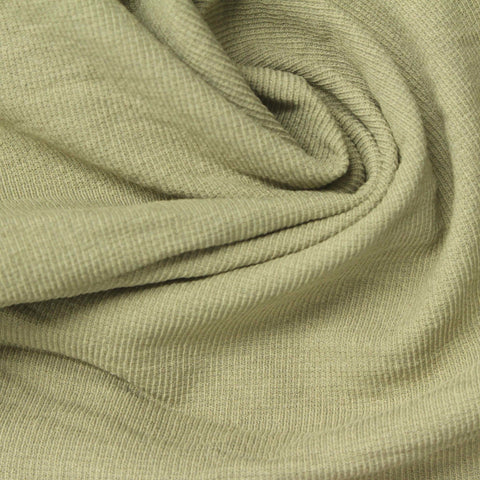 Cotton Polyester Jersey Knit Fabric, 210 gsm, 150 cm — Khaki