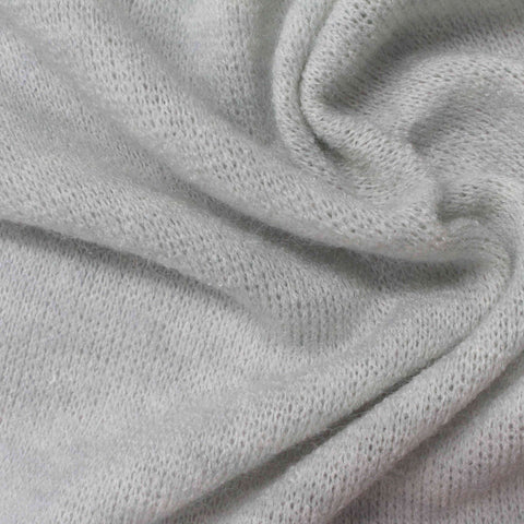 Acrylic Polyester Chunky Knit Fabric, 190 gsm, 170 cm — Grey