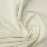 Slub 100% Cotton Chunky Knit Fabric, 140 gsm, 180 cm — White — photo 3
