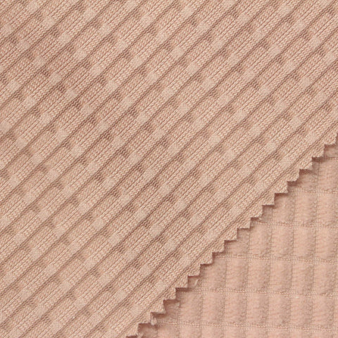 Light Pink Square Jacquard, Polyester