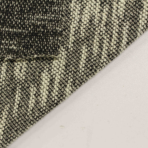 Black Marl Knit, Poly-Viscose, 220 gsm, 150 cm