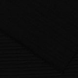 Jacquard Polyester Stretch Interlock Knit Fabric, 250 gsm — Black — photo 3
