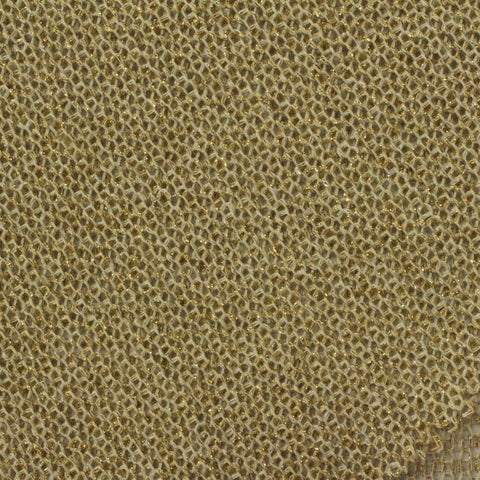 Polyester Metallic Blend Jersey Knit Fabric, 202 gsm, 140 cm — Beige